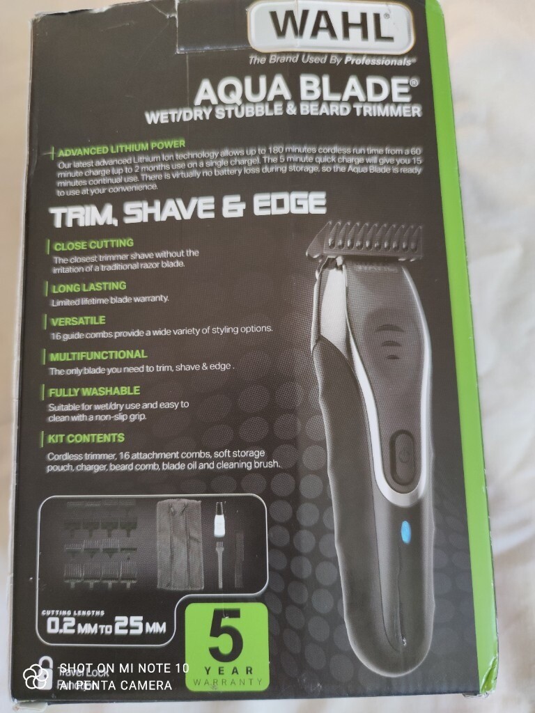 wahl aqua blade charger